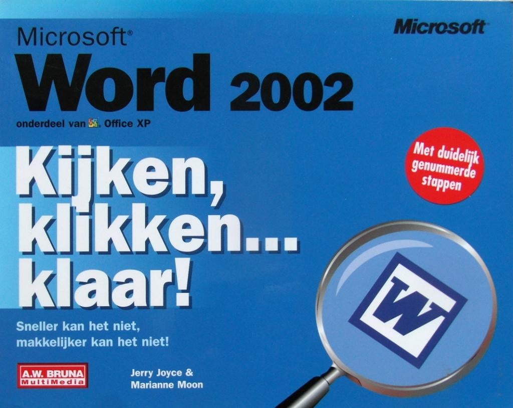 MICROSOFT WORD 2002 KIJKEN, KLIKKEN … KLAAR!, Ophalen of Verzenden, Zo goed als nieuw, Internet of Webdesign