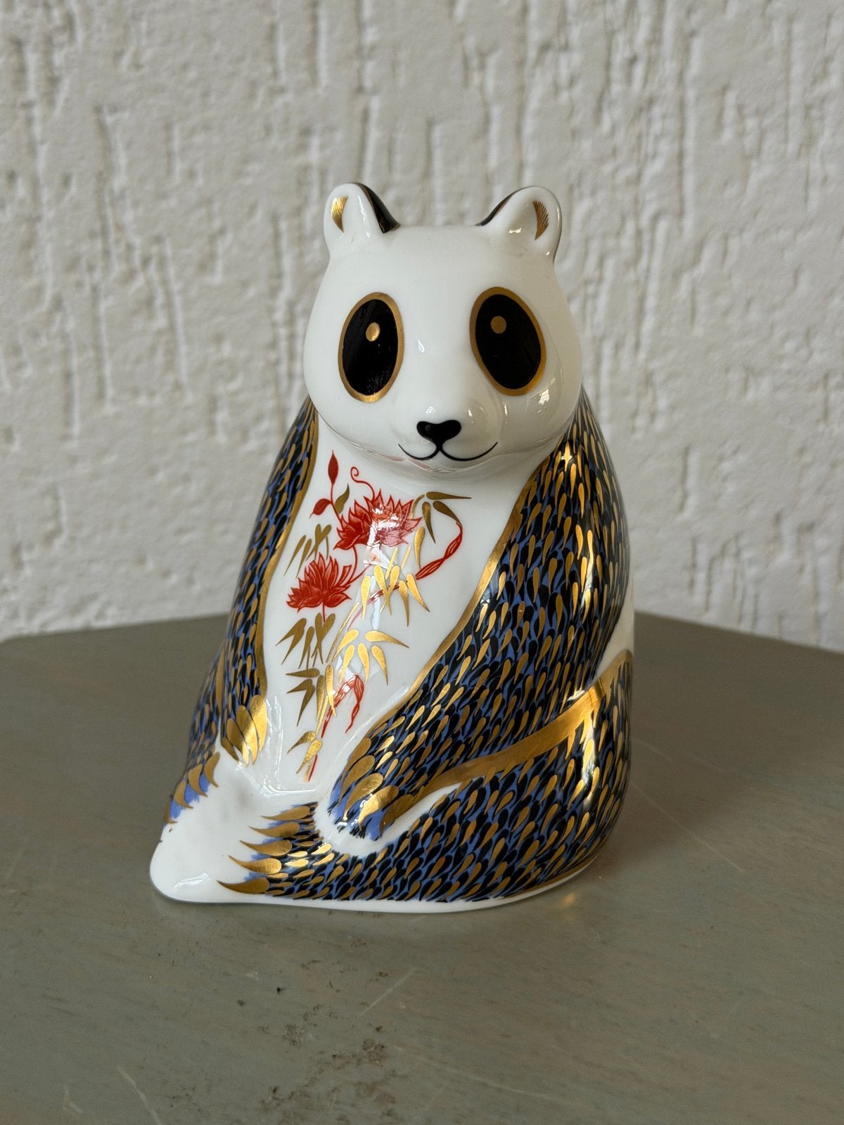 Prachtige Royal Crown Derby Panda Figuur, Verzenden, Zo goed als nieuw, Dier