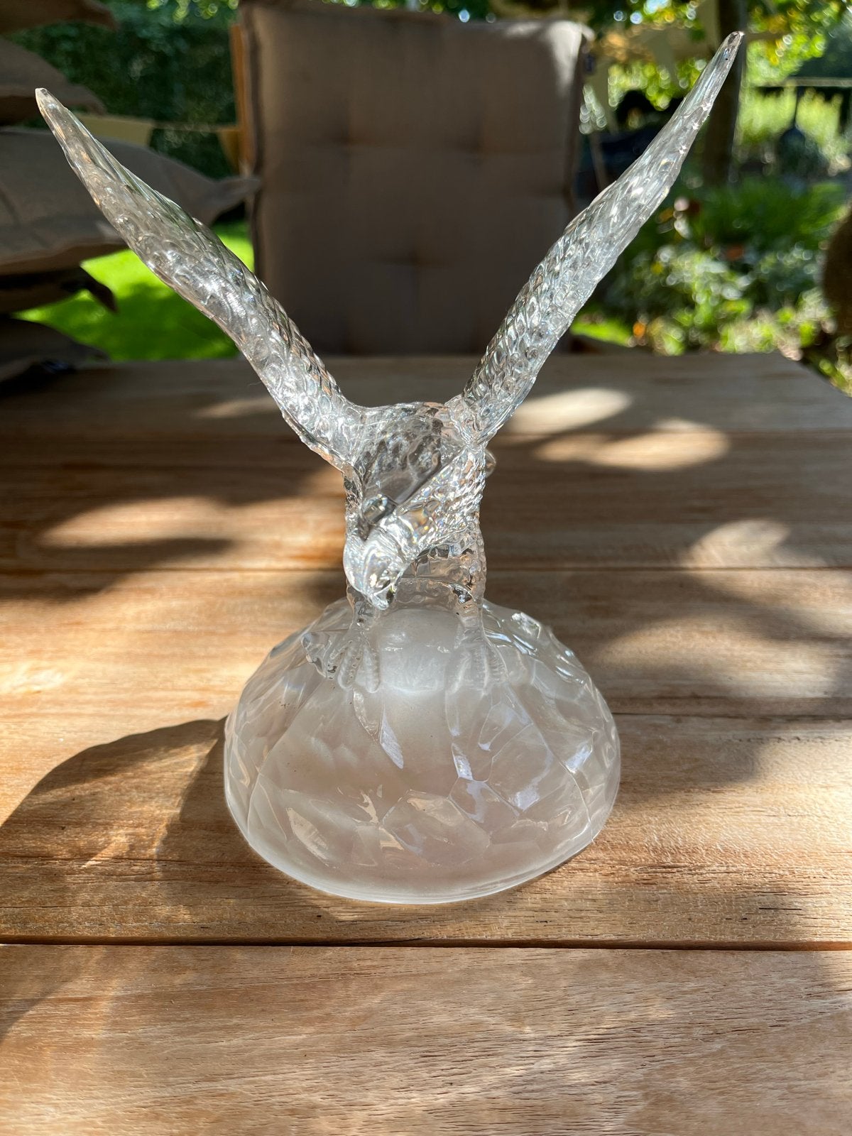 Glazen Adelaar Beeldje - Decoratief en Elegant, Ophalen of Verzenden, Gebruikt, Dier