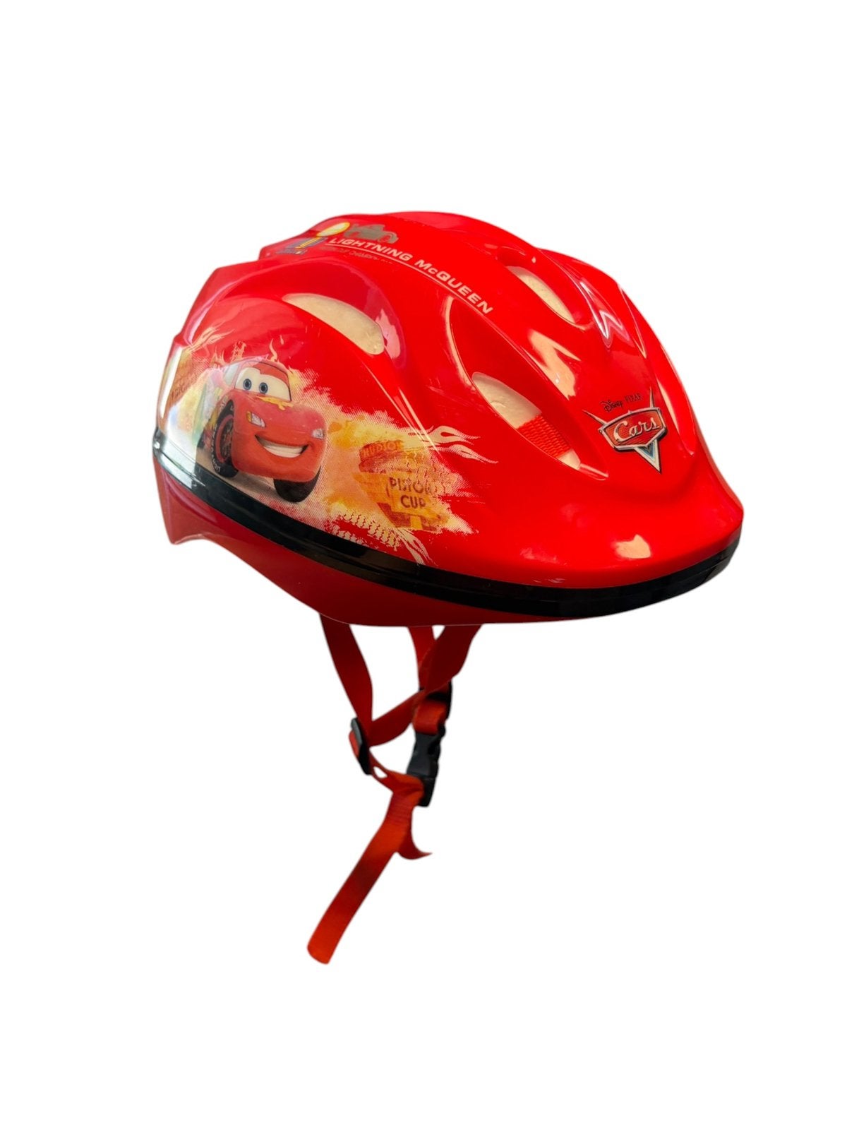 Disney Pixar Cars Lightning McQueen fietshelm – kinderhelm, Ophalen of Verzenden, Zo goed als nieuw, Overige maten, Jongen of Meisje