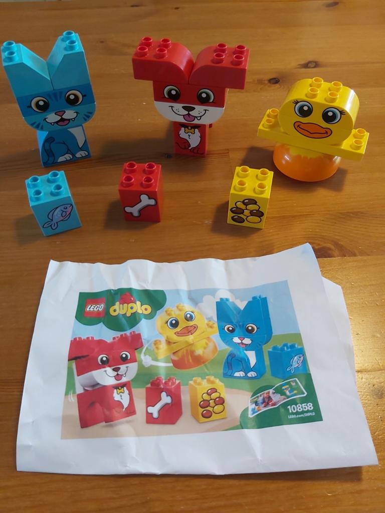 Lego Duplo Mijn Eerste Dieren (10858), Ophalen, Overige thema's, Compleet, Zo goed als nieuw