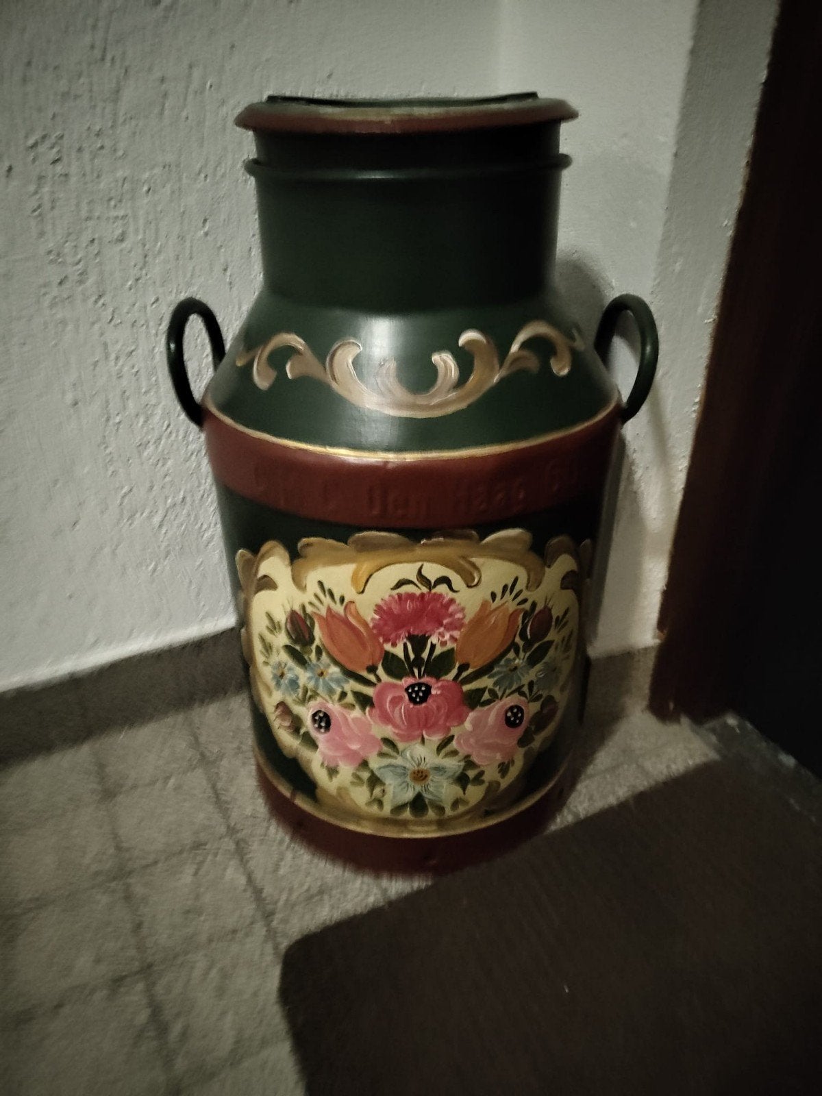 Unieke Hindelooper Melkbus C.M.C. Den Haag - Decoratief, Ophalen
