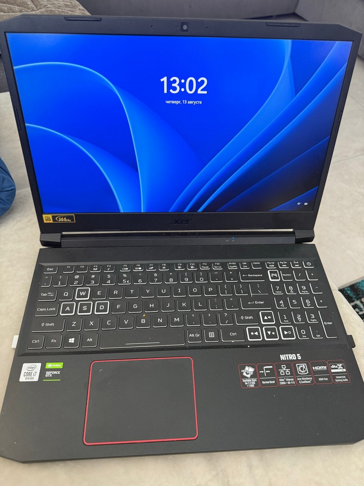 Acer Nitro 5 Gaming Laptop - Zeer Goede Staat, Computers en Software, Windows Laptops, Ophalen, Met videokaart, 2 tot 3 Ghz, 15 inch