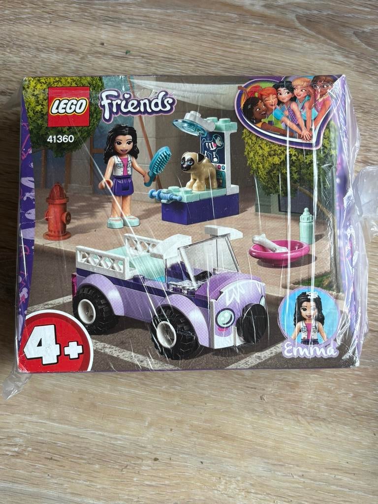 Lego friends Emma’s mobiele dierenkliniek 41360, Ophalen of Verzenden, Zo goed als nieuw