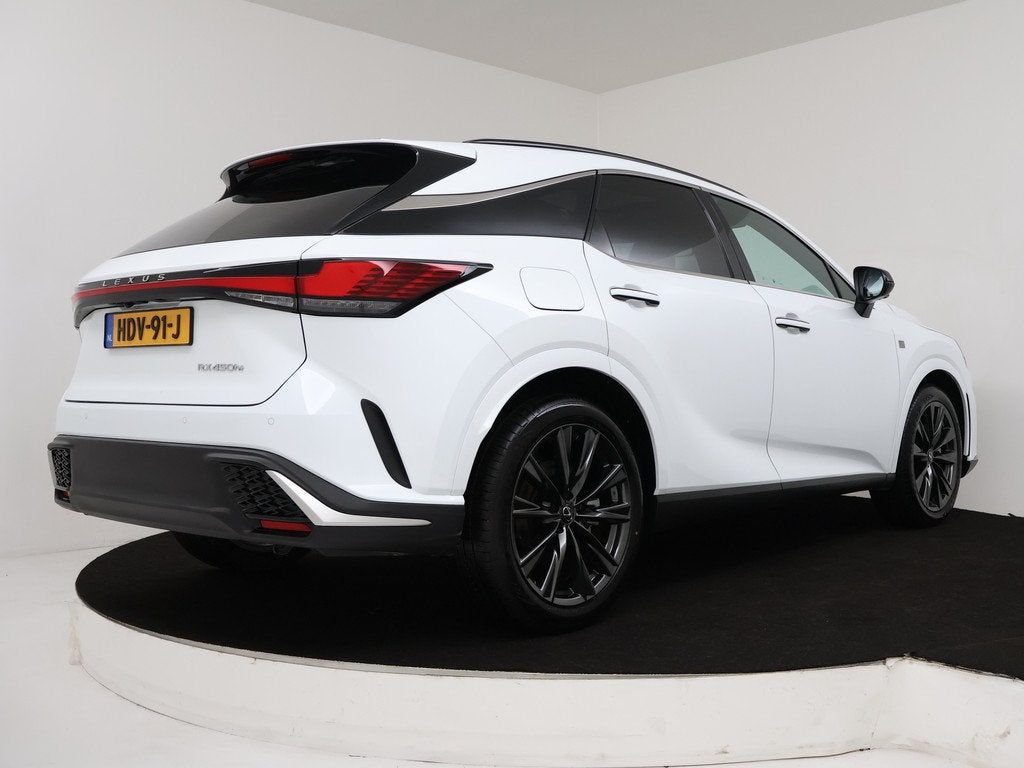 Lexus RX 450h+ Plug-in Hybrid F Sport Design | Panoramadak |, Auto's, Lexus, Automaat, Gebruikt, 4 cilinders, Wit
