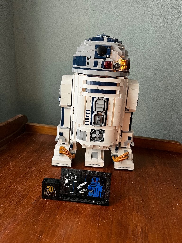 R2D2 lego Star Wars, Verzenden, Zo goed als nieuw, Overige typen
