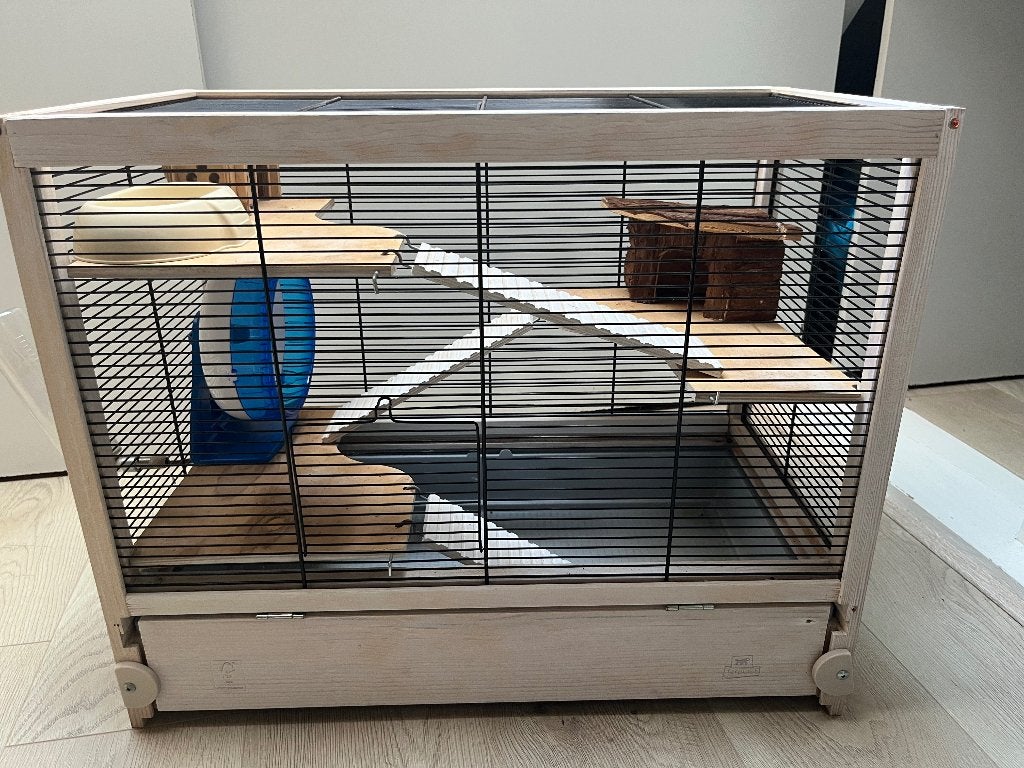 Hamster kooi, Minder dan 60 cm, Kooi, Minder dan 75 cm, Ophalen of Verzenden