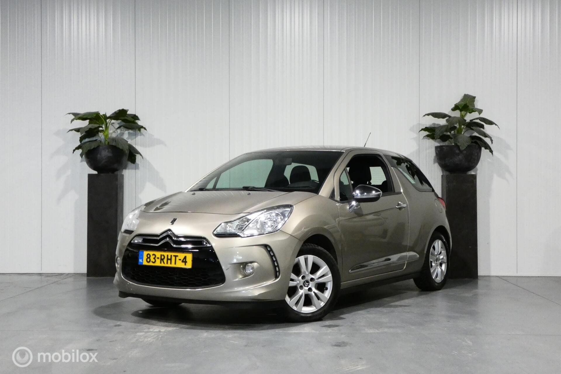 Citroen DS3 1.4 Chic airco apk, Voorwielaandrijving, Euro 5, Beige, Origineel Nederlands
