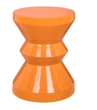 Richmond Interiors Diablo bijzettafel — Oranje — NIEUW, Huis en Inrichting, Tafels | Bijzettafels, Overige materialen, Minder dan 55 cm