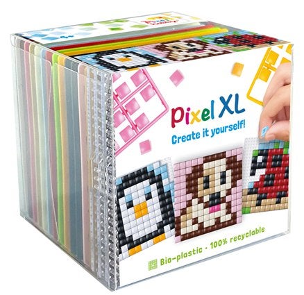 Pixelhobby Create it yourself XL kubusset 24217 dieren II, ., Dieren, Nieuw, Ophalen of Verzenden