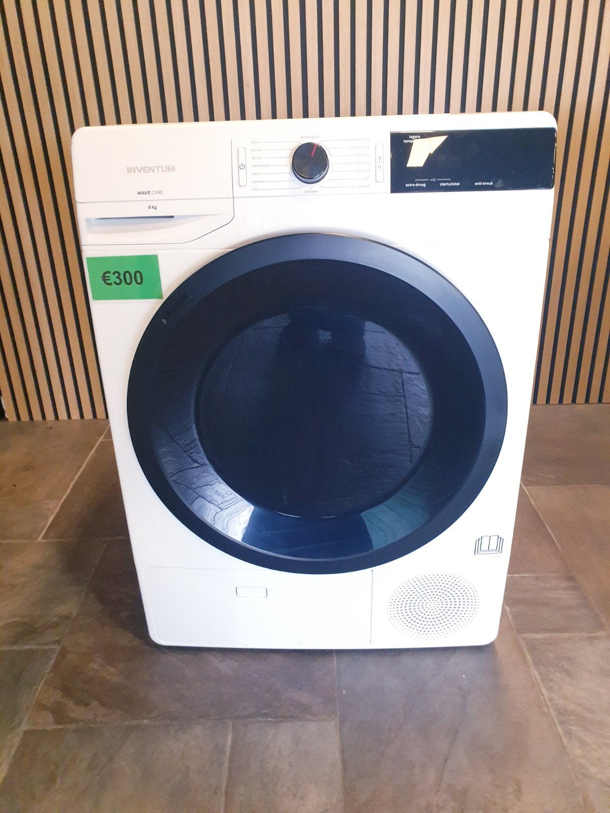 condens droger Inventum 8KG Weve Care 1JAAR GARANTIE, 6 tot 8 kg, Anti-kreukfase, Refurbished, Ophalen of Verzenden