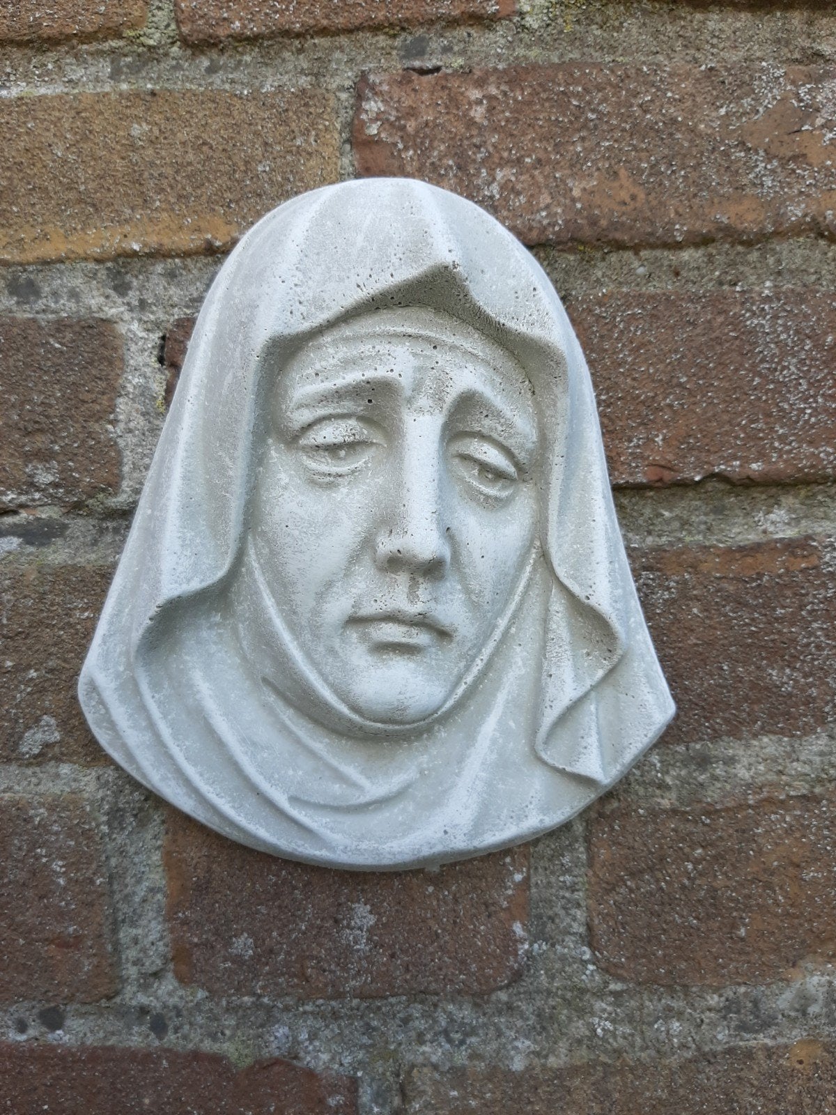Maria wanddecoratie betonnen beeld tuinbeeld beton, Ophalen of Verzenden