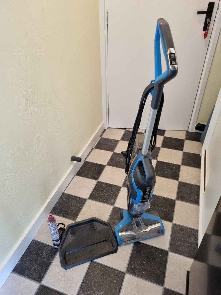 Bissell Croswave Stofzuiger met dweilfunctie, Overige merken, Gebruikt, Minder dan 1200 watt, Reservoir