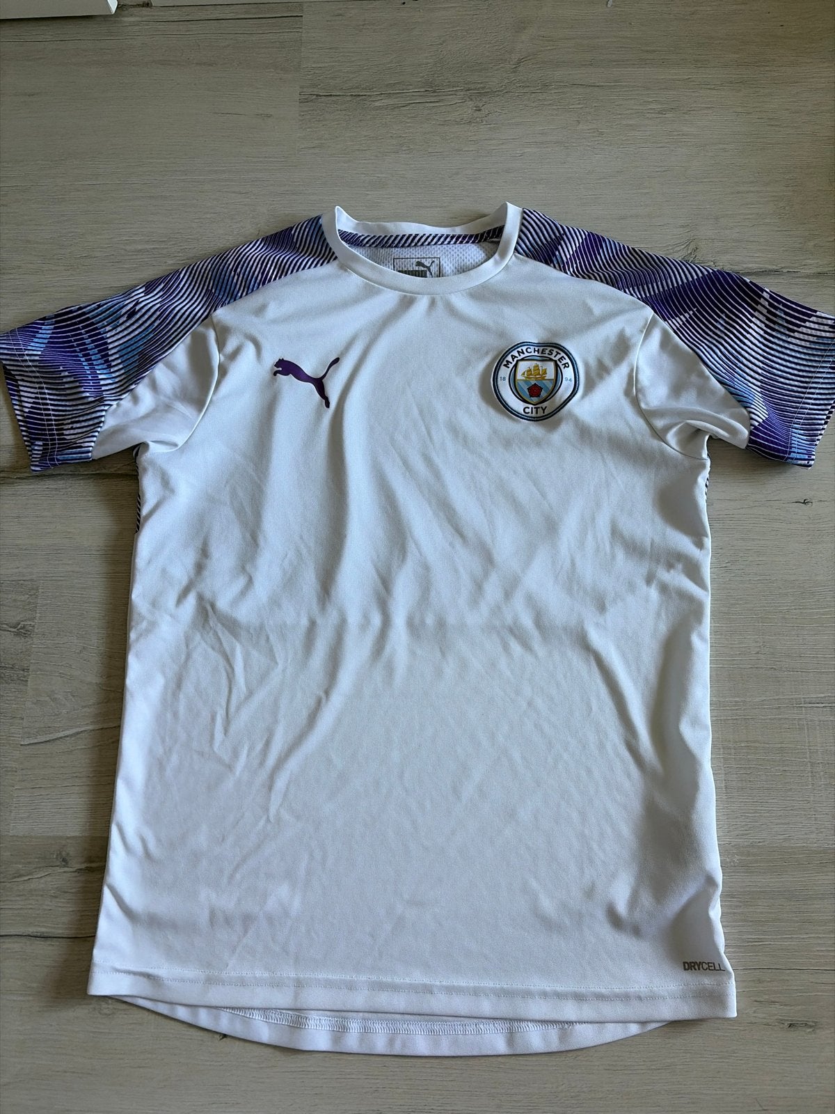 Puma Manchester City voetbalshirt maat 164, Kinderen en Baby's, Kinderkleding | Maat 164, Ophalen of Verzenden, Zo goed als nieuw