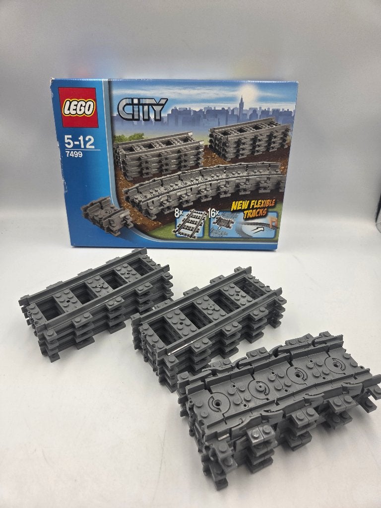 Lego City 7499 Flexible and Straight Tracks, Kinderen en Baby's, Speelgoed | Duplo en Lego, City, Compleet, Lego, Ophalen of Verzenden