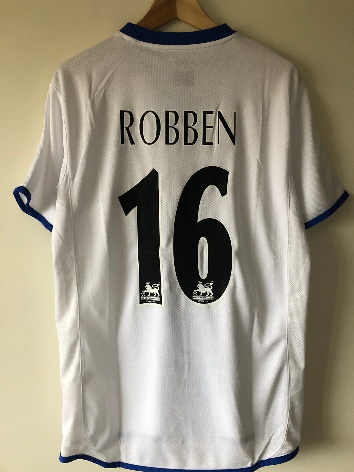 Robben chelsea retro voetbalshirt maat L, Ophalen of Verzenden