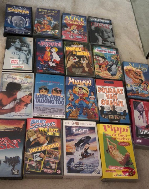Videobanden, Cd's en Dvd's, VHS | Kinderen en Jeugd, Alle leeftijden, Ophalen, Zo goed als nieuw, Overige typen