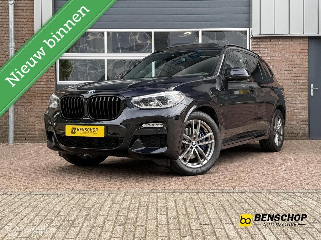 BMW X3 xDrive30i M Sport Panodak Navi 19 inch Virtual Leer C, Auto's, Automaat, 1998 cc, 252 pk, Zwart