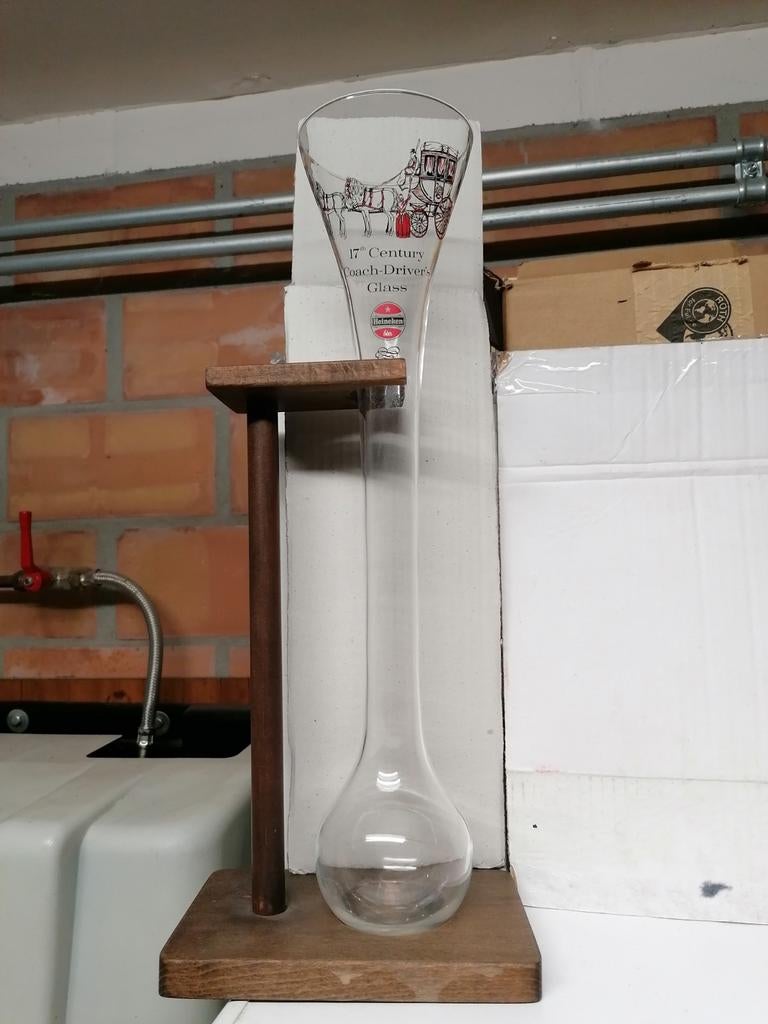 Apart Heineken bierglas., Verzamelen, Biermerken, Ophalen of Verzenden, Zo goed als nieuw, Glas of Glazen, Heineken