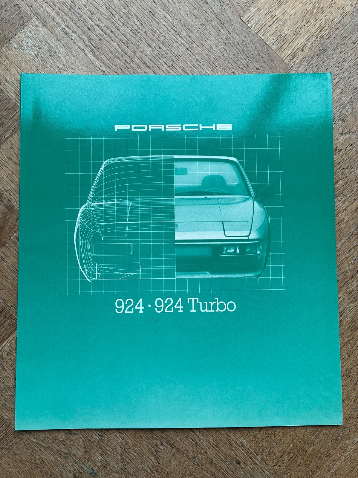 1980 Porsche 924 brochure, Verzenden, Zo goed als nieuw, Porsche