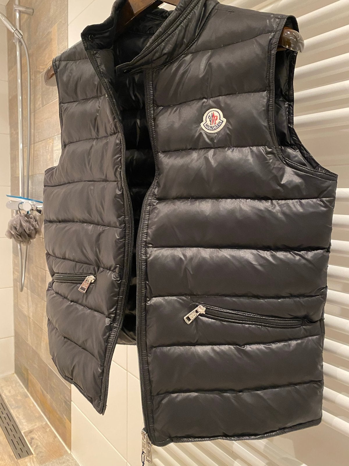 Moncler Bodywarmer mt s, Kleding | Heren, Ophalen of Verzenden, Zo goed als nieuw, Maat 48/50 (M), Zwart