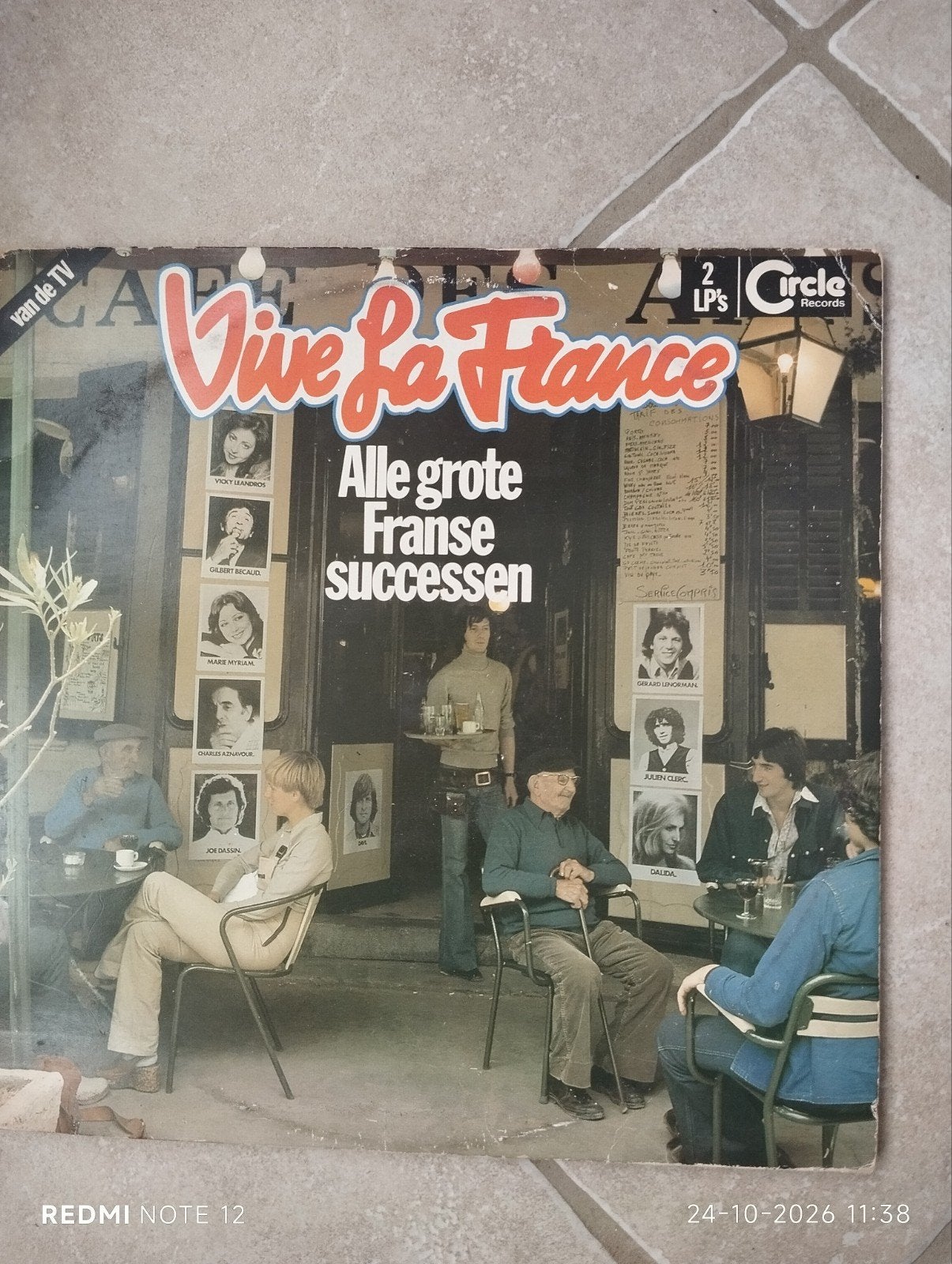VIVE LA FRANCE 2LP'S CHANTE alle grote Franse successen !!!, Ophalen of Verzenden, Gebruikt, 12 inch