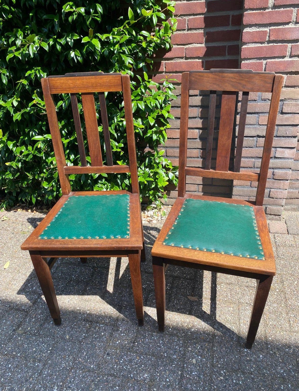 Amsterdamse school of haagse school : 2 stoelen, Antiek en Kunst, Ophalen of Verzenden