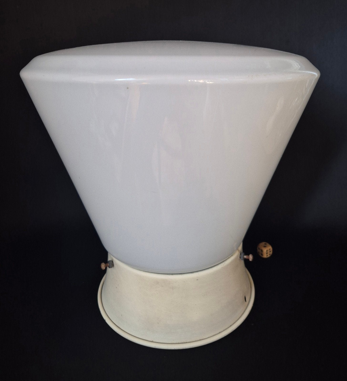 Vintage industria plafondlamp Rotterdam groot model, Ophalen of Verzenden