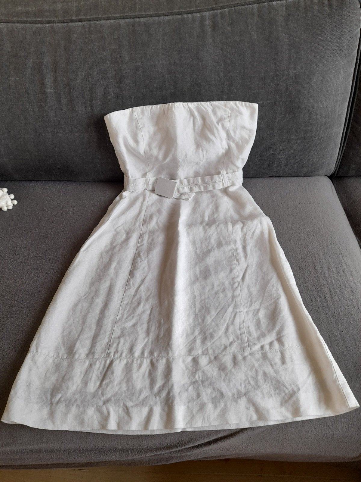 Mexx strapless witte jurk maat 36, Ophalen of Verzenden, Zo goed als nieuw, Wit, Trouwjurk