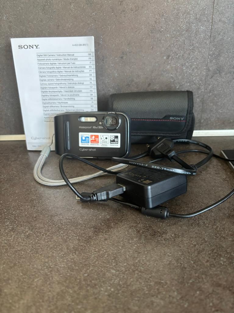 Sony Cyber-shot DSC-TF1 Waterdichte camera, Compact, Ophalen of Verzenden, Zo goed als nieuw, 4 t/m 7 keer
