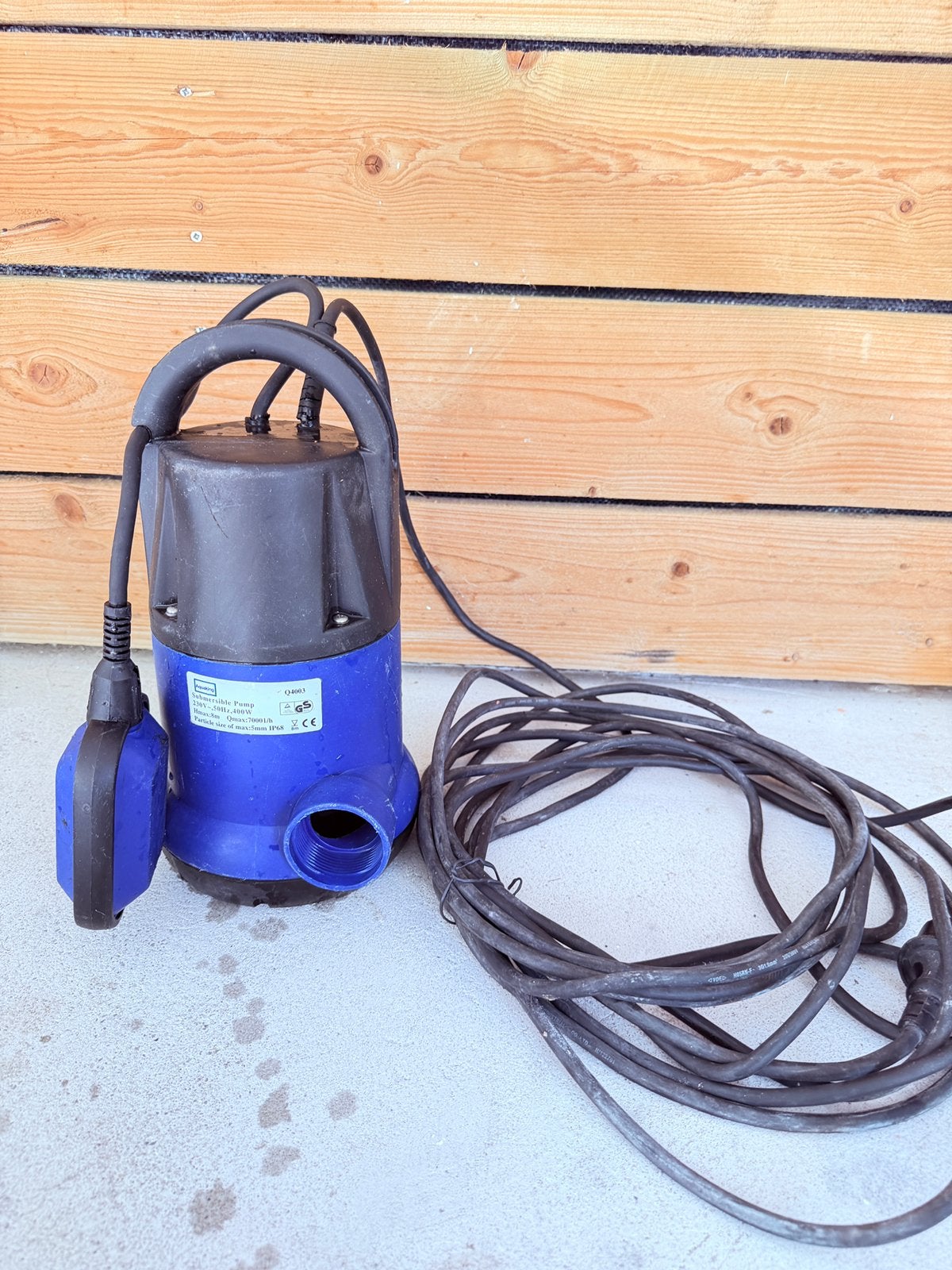 Dompelpomp 7000l/u Aquaking, Ophalen of Verzenden, Zo goed als nieuw, Dompelpomp