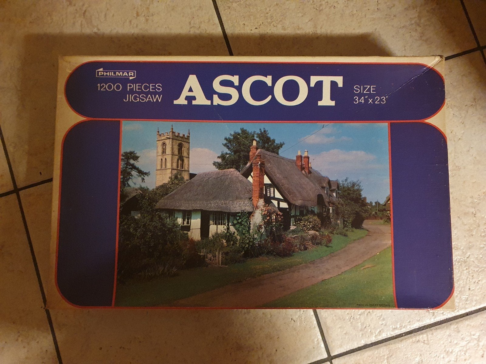 Philmar Ascot Legpuzzel 1200 Stukjes, Ophalen, 500 t/m 1500 stukjes, Zo goed als nieuw, Legpuzzel