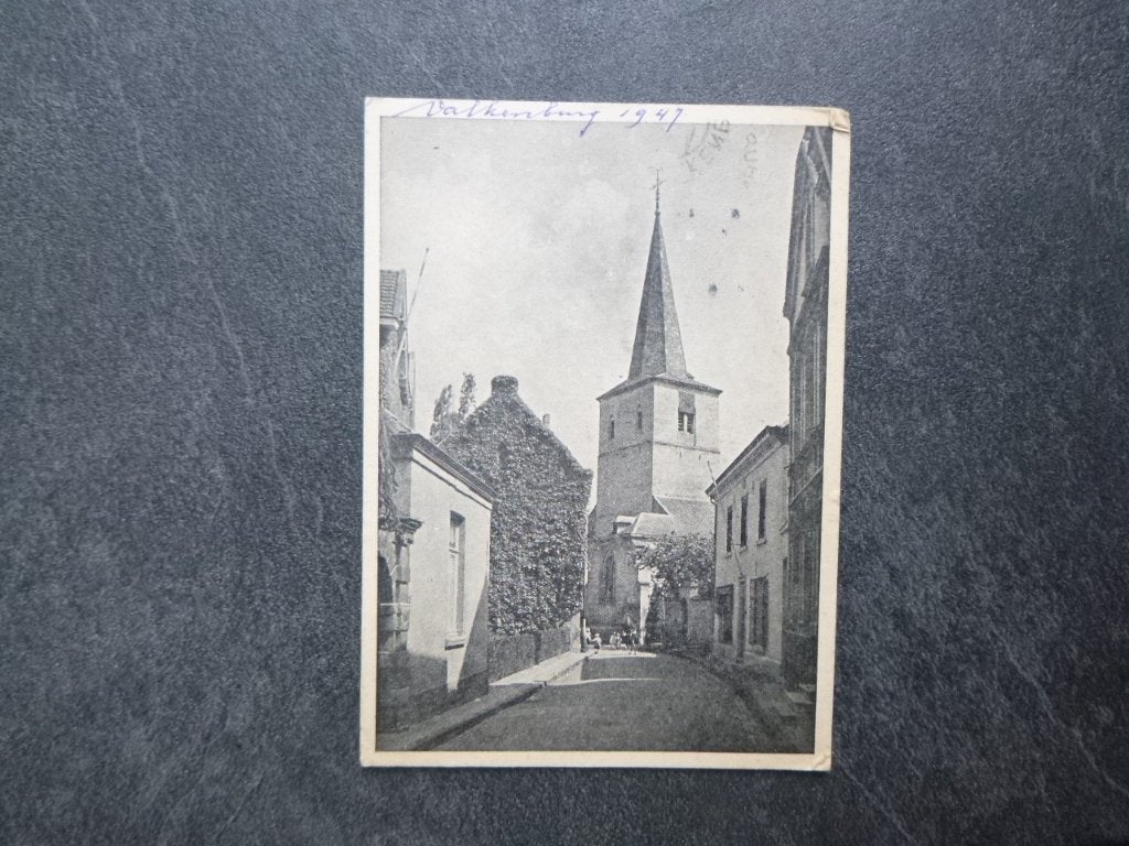 Valkenburg, rk kerk Valkenburg  no. 13  1947, Verzenden, 1940 tot 1960, Gelopen, Limburg