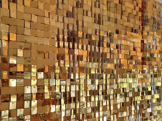 Gouden backdrop photowall instawall, Ophalen of Verzenden, Zo goed als nieuw