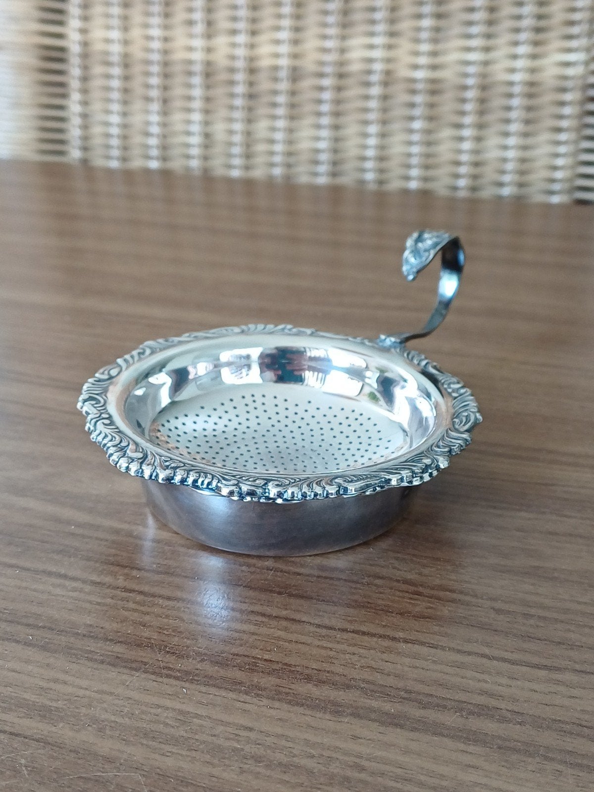 Thee zeefje met bakje / Recla Pleet, Overige typen, Zilver, Ophalen of Verzenden, Zo goed als nieuw