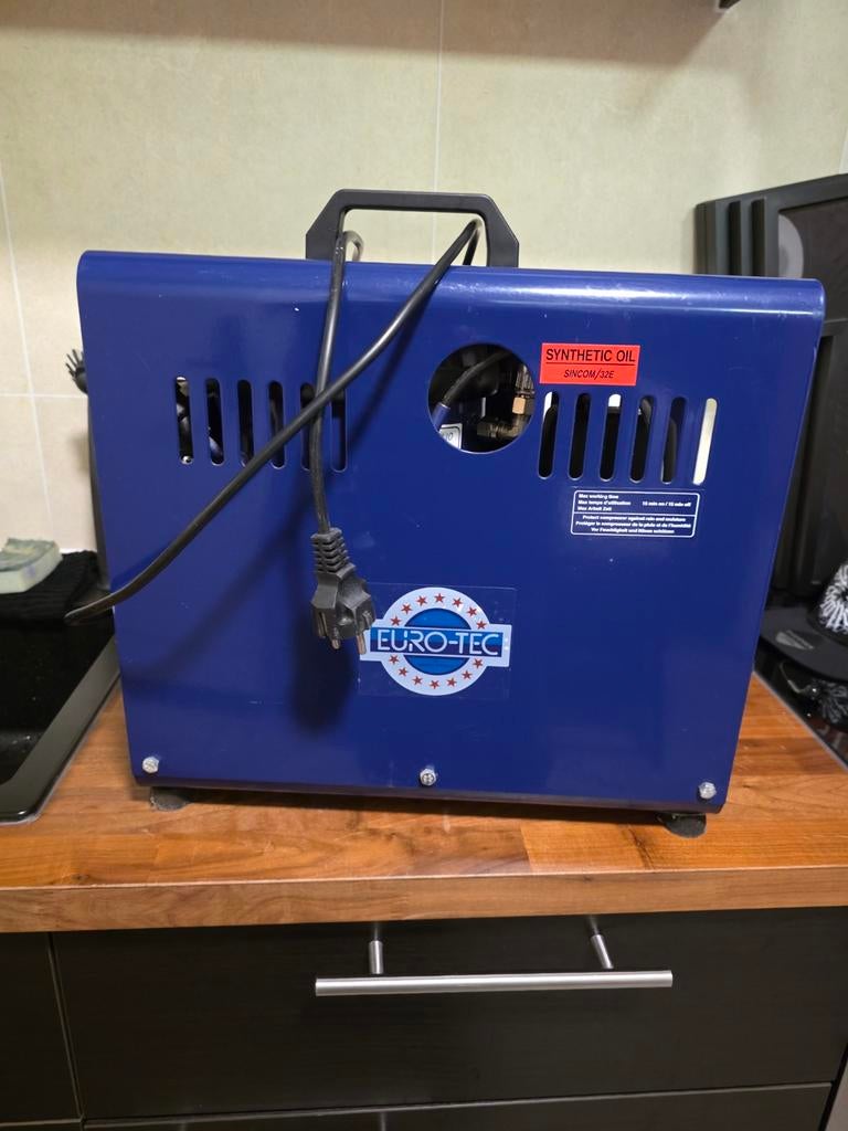 Airbrush set met compressor, inkt en toebehoren, Ophalen, Gebruikt, Airbrush en Toebehoren