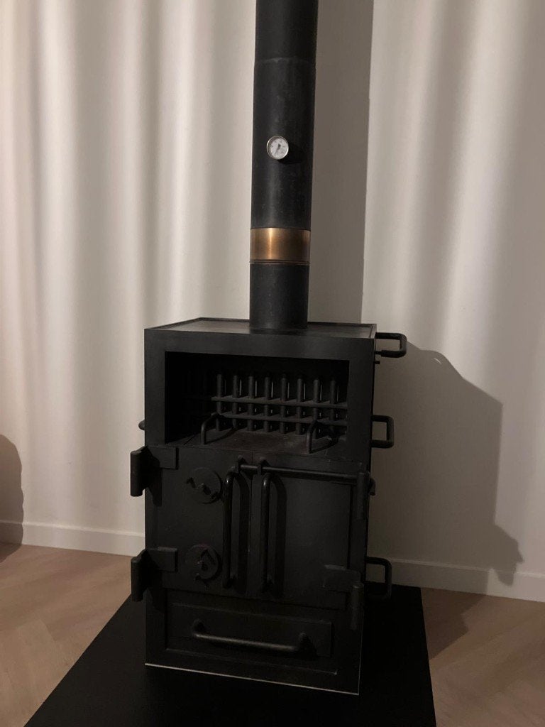 Werkplaats haard, Huis en Inrichting, Ophalen, Gebruikt, Vrijstaande haard, Houthaard