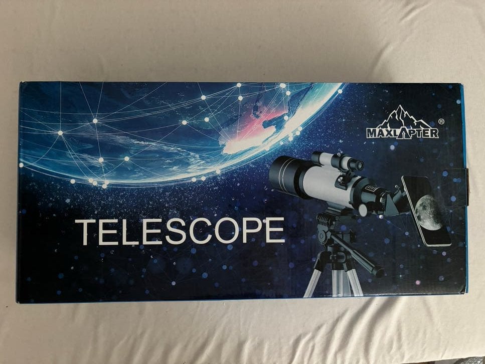 Nieuwe MAXLAPTIER Astronomische Telescoop met Statief, Ophalen, Lenzentelescoop (refractor), Minder dan 80 mm, Nieuw