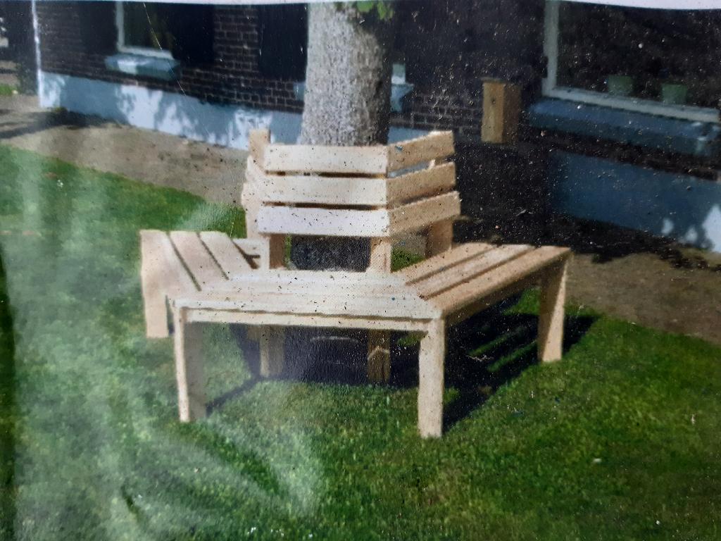 boombank, Tuin en Terras, Tuinbanken, Zo goed als nieuw, Hout, Ophalen