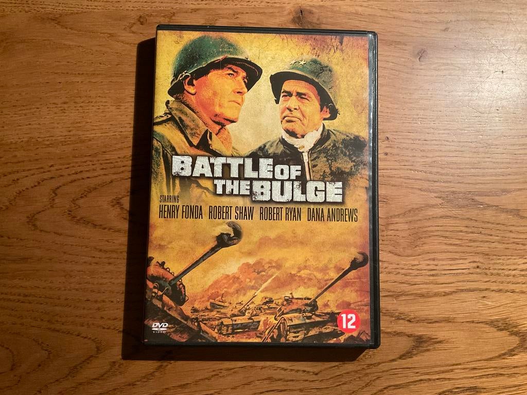 11). Battle of the Bulge, Henry Fonda, Robert Ryan & Shaw., Vanaf 16 jaar, Ophalen of Verzenden, Zo goed als nieuw, Actie en Avontuur