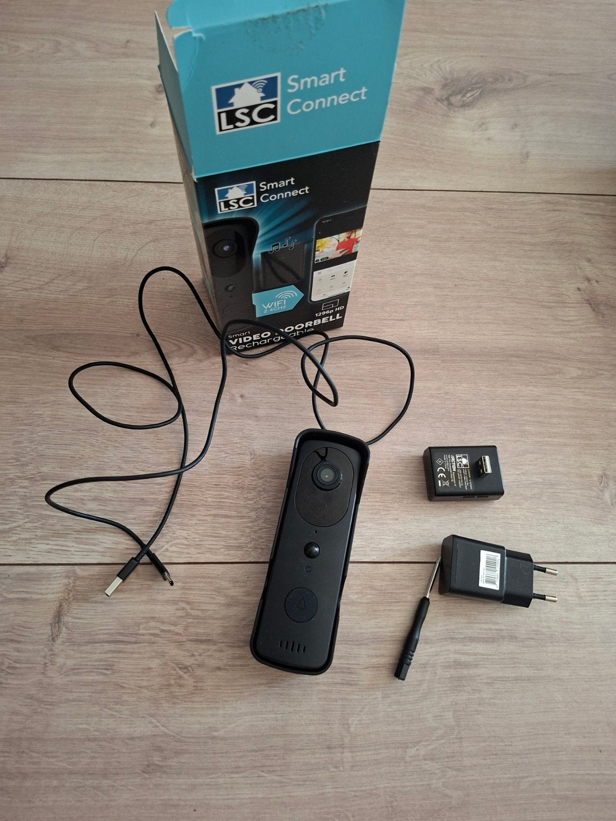 LSC Smart Connect Video Deurbel - Oplaadbaar, Ophalen, Zo goed als nieuw