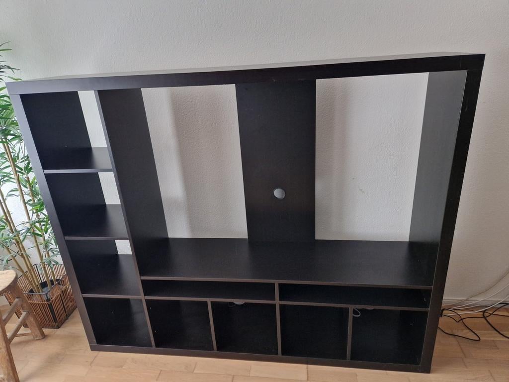 Ikea Kallax tv kast aka. Lappland donkerbruin, Huis en Inrichting, Kasten | Televisiemeubels, Gebruikt, 100 tot 150 cm, 150 tot 200 cm