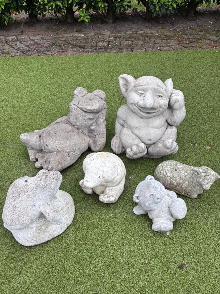 Diverse tuinbeelden, Tuin en Terras, Tuinbeelden, Ophalen, Gebruikt