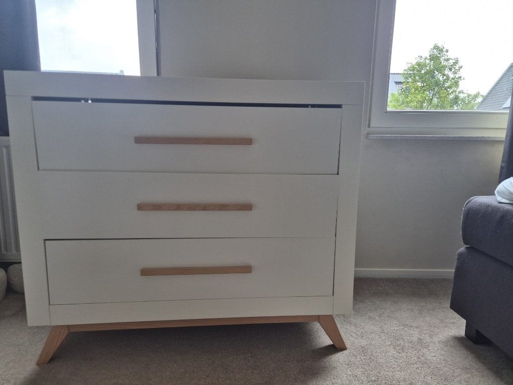 Bopita Fenna commode wit, Ophalen, Gebruikt, 50 tot 70 cm, 100 cm of meer