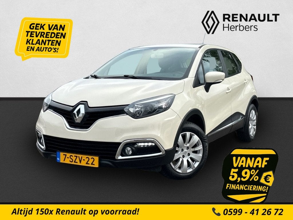 Renault Captur 0.9 TCe Expression AIRCO / NAVI (bj 2014), Auto's, Renault, Bedrijf, Te koop, Captur, ABS, Airbags, Airconditioning