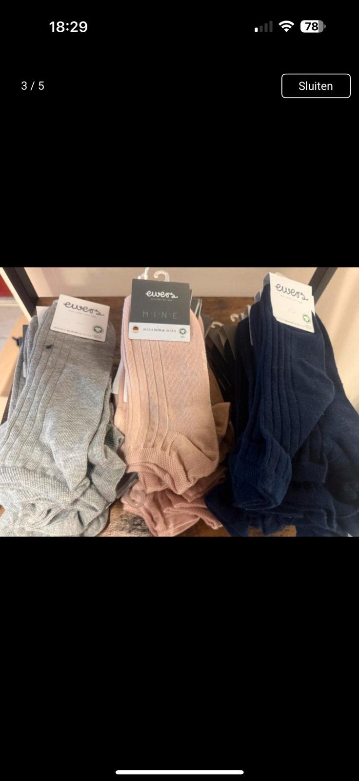 Restpartij sokken  36-45 nieuw Ewers 129 sts, Ophalen of Verzenden, Nieuw
