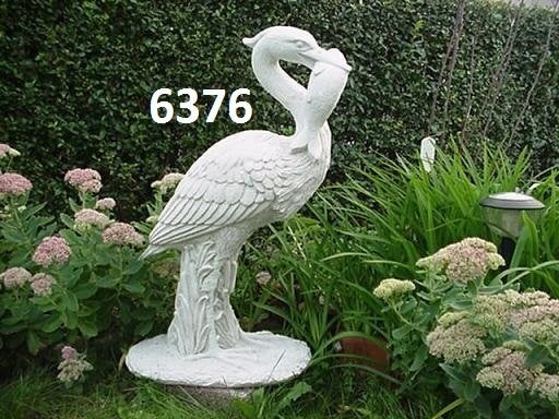 een mooie Reiger bij de vijver. nr 6376., Ophalen, Nieuw, Beton, Dierenbeeld