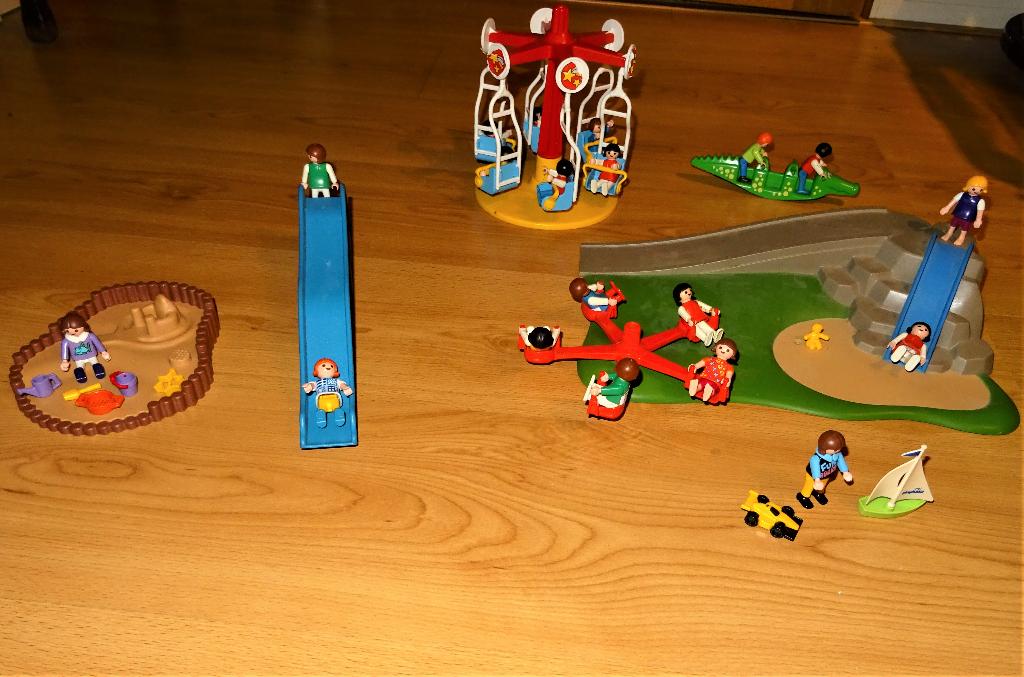 Playmobil speeltuin, Kinderen en Baby's, Speelgoed | Playmobil, Ophalen of Verzenden, Gebruikt