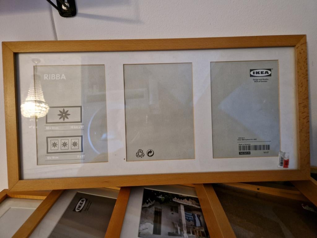 Fotolijsten Ikea Ribba, Huis en Inrichting, Ophalen, Minder dan 50 cm, Gebruikt, Minder dan 50 cm