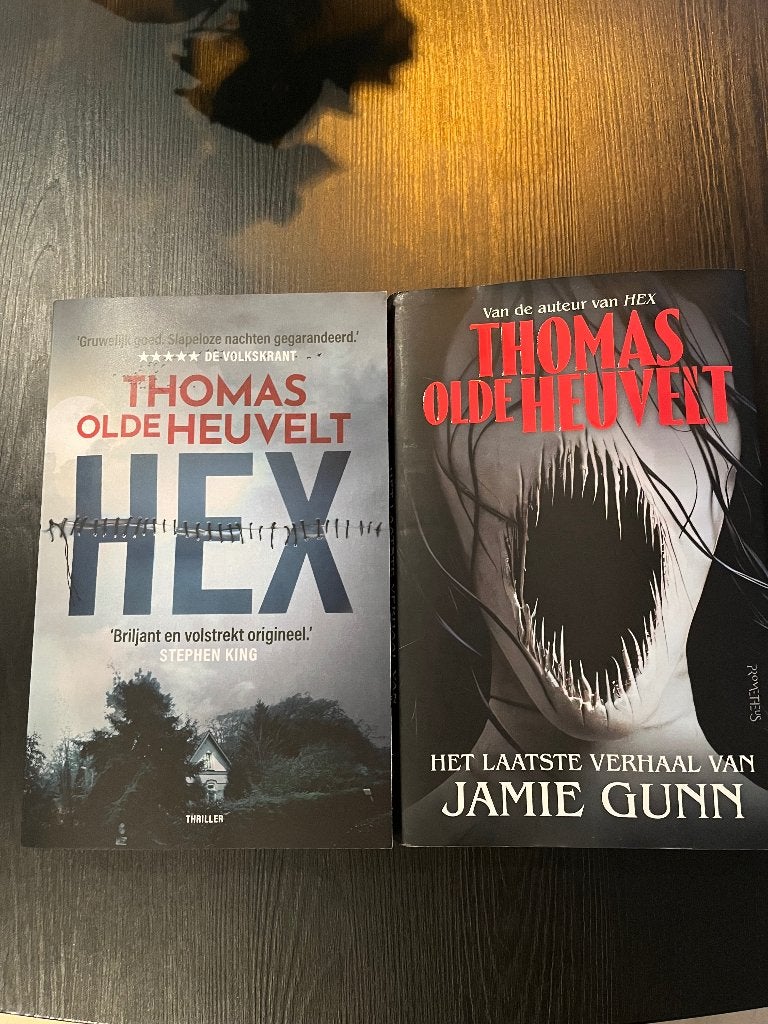 Thomas olde Heuvelt Hex & Het laatste verhaal van Jamie Gunn, Boeken, Ophalen, Zo goed als nieuw, Thomas Olde Heuvelt, Nederland